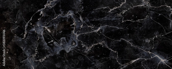 Fototapeta dark color marble texture, black marble background