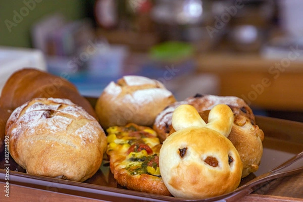 Fototapeta 美味しい 可愛い どうぶつパン