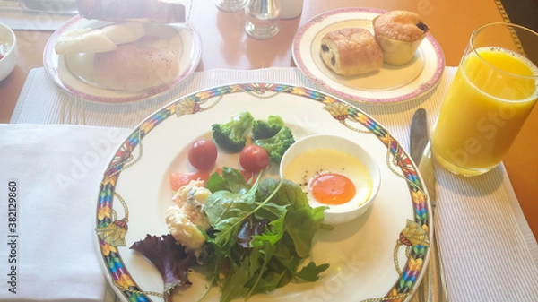 Obraz Hotel breakfast. 