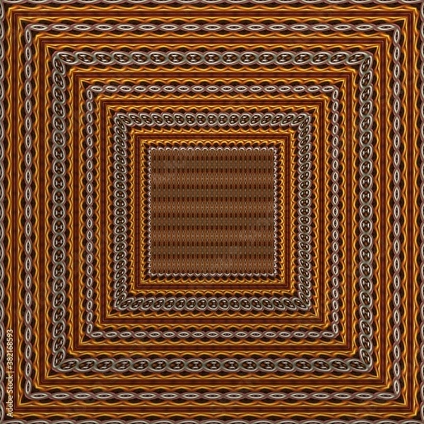 Fototapeta  symmetrical patterns generated by the computer. 