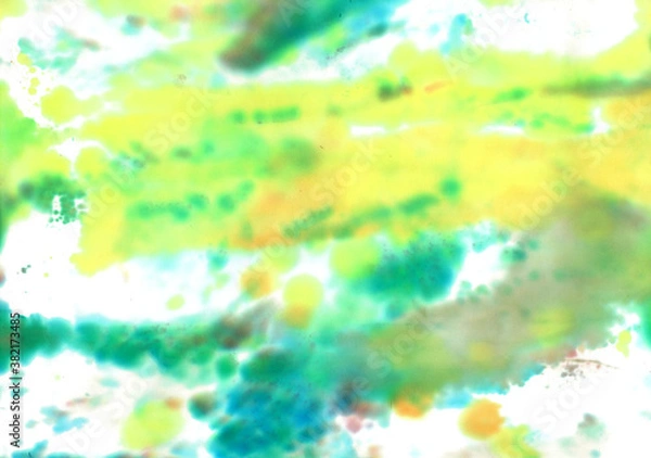 Fototapeta watercolor color background of spots