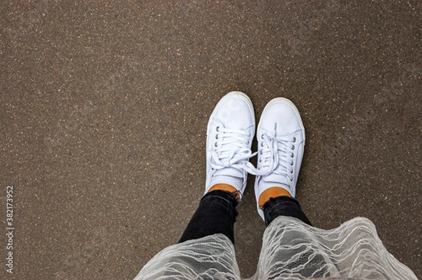 Obraz feet in sneakers
