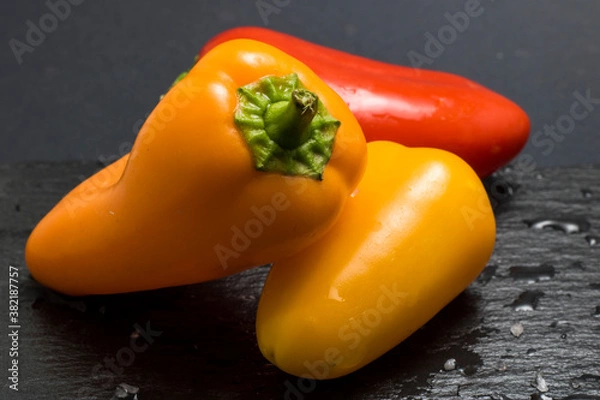 Obraz Peppers and tomatos