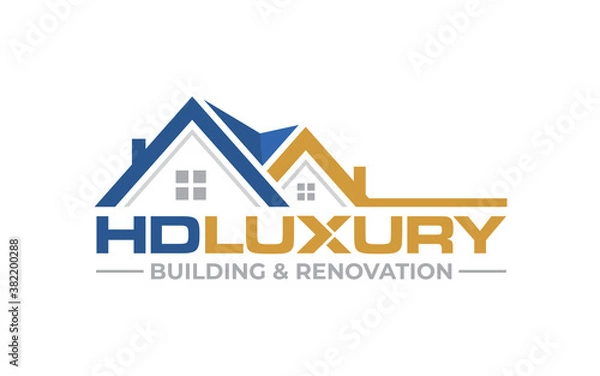 Obraz Illustration graphic vector of house building logo design