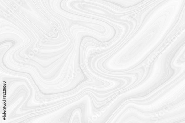 Fototapeta White background 3 d with elements of waves in a fantastic abstract design, the texture of the lines in a modern style for wallpaper. Light gray template for wedding ceremony or business presentation.