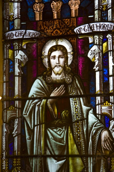 Fototapeta Stained Glass Church Window 