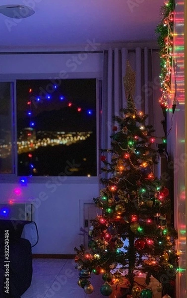 Obraz christmas tree with presents