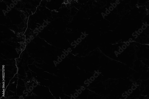 Fototapeta Black marble natural pattern for background
