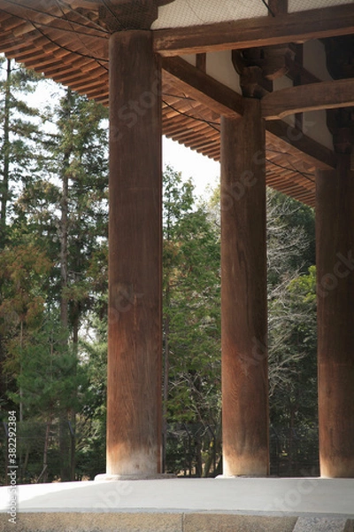 Fototapeta 唐招提寺金堂列柱