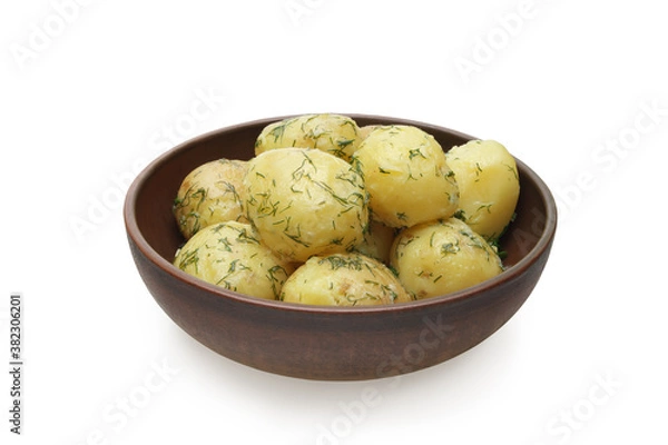 Obraz Boiled potatoes on a plate
