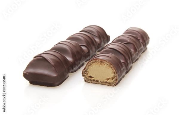 Obraz Chocolate candy bar Isolated