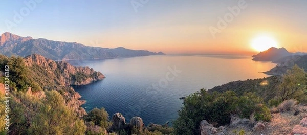 Fototapeta bay at sunset