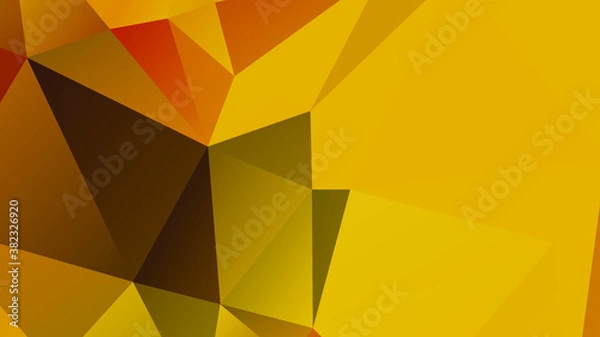 Obraz Abstract Orang Color Polygon Background Design, Abstract Geometric Origami Style With Gradient. Presentation,Website, Backdrop, Cover,Banner,Pattern Template