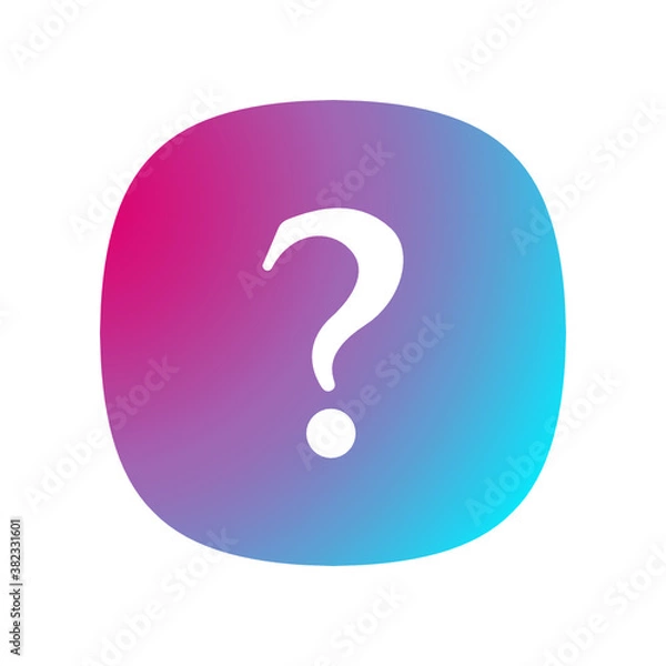 Obraz Question - Button