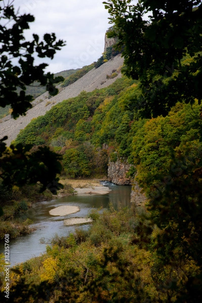 Obraz river in the mountains