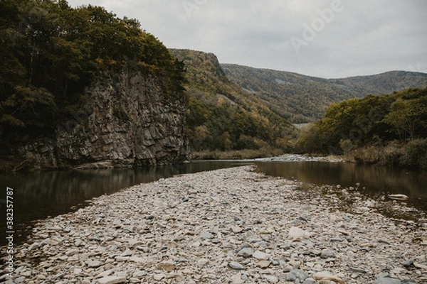 Obraz river in the mountains