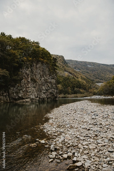 Obraz river in the mountains