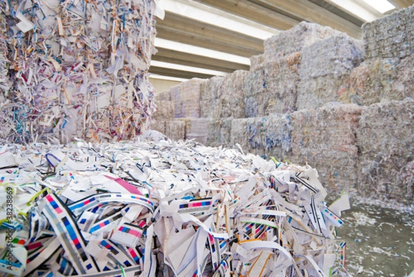 Obraz recykling makulatury