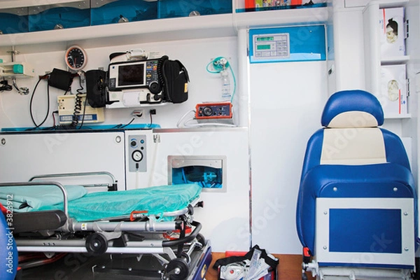 Obraz wnętrze karetki