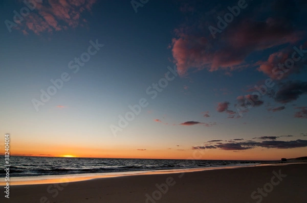 Obraz Atardecer en la playa