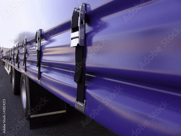 Obraz Auflieger mit einer Plane