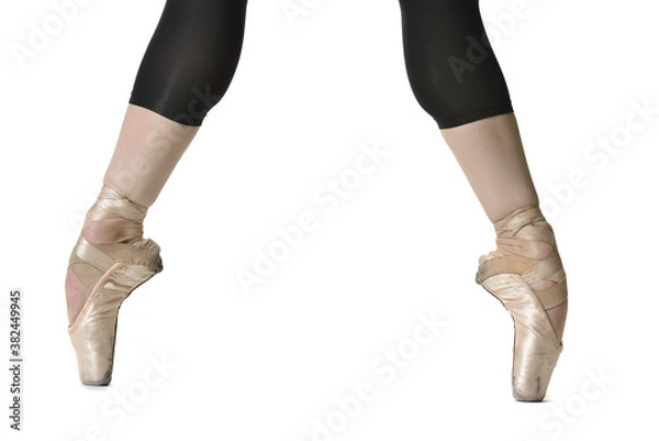 Obraz dancer standing on pointed feet