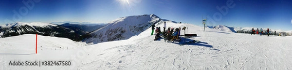 Obraz Ski resort in Austria, panorama