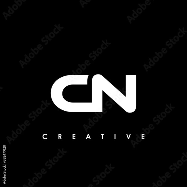 Obraz CN Letter Initial Logo Design Template Vector Illustration