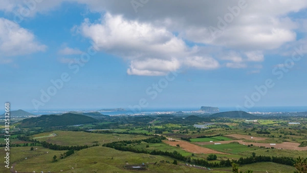 Obraz 용눈이오름 풍경