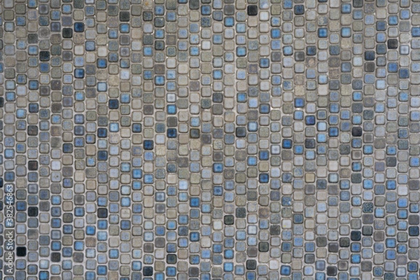Obraz Gray Tiles Inside wall background.