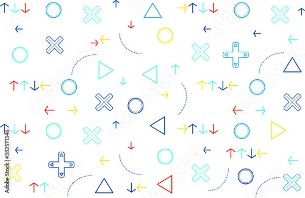 Obraz vector illustration of seamless pattern