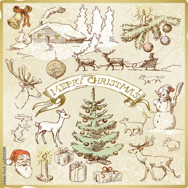 Obraz christmas card