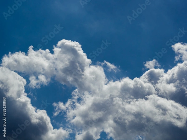 Fototapeta White clouds and blue sky.