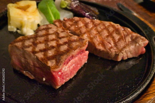 Obraz 沖縄県八重山諸島 石垣島 石垣牛のステーキ