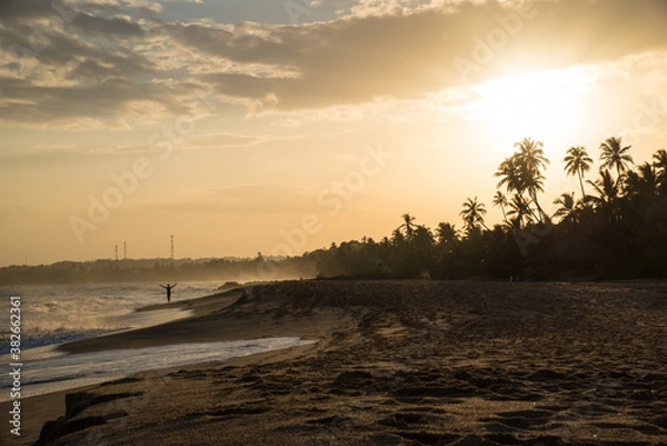 Fototapeta Sri Lanka Sonnenuntergang