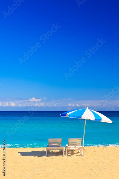 Fototapeta The beautiful cuban beach of Varadero