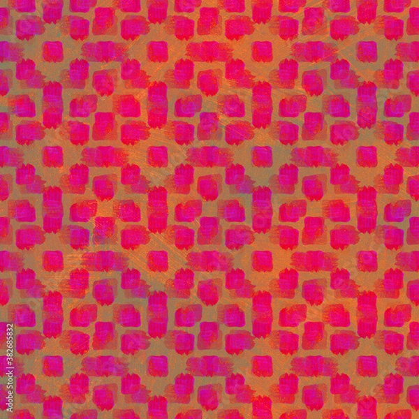 Obraz Pattern with oil smears. Seamless pattern. Use for wallpaper, print, tuxedo, decoration and websites. Wrapping paper design. Drawn by hand. Oil texture. Stains and smears. Bright colours