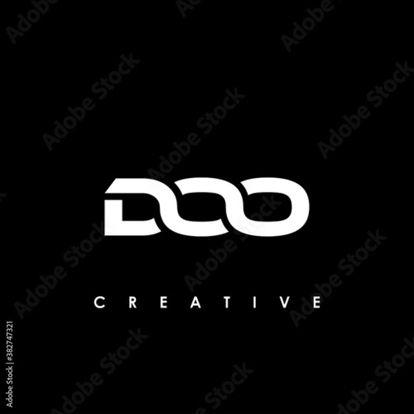 Obraz DOO Letter Initial Logo Design Template Vector Illustration