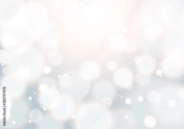 Obraz 背景素材　壁紙　キラキラした光の粒　ブルーグレー