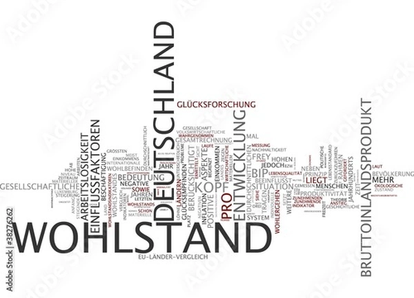 Fototapeta Wohlstand