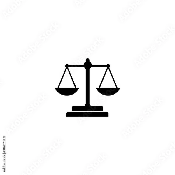 Fototapeta scale icon vector symbol