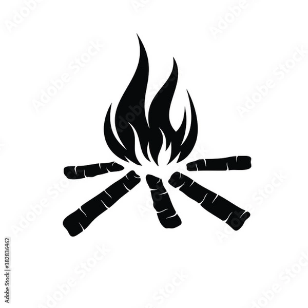 Fototapeta fire hazard sign