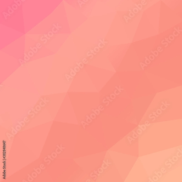 Fototapeta Pink abstract background with triangles