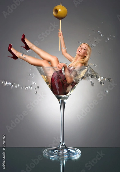 Obraz Martini girl