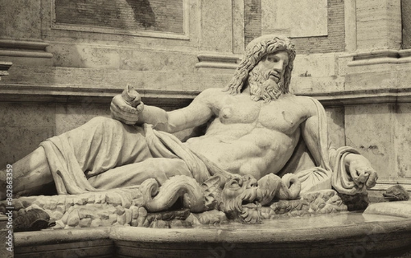 Obraz The Marforio fountain in Rome, Italy