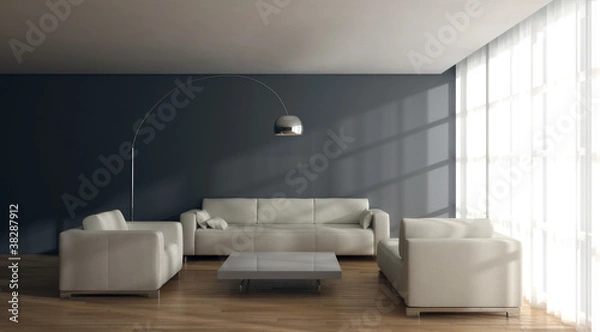 Fototapeta Interno con divani