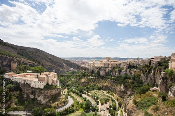 Obraz Cuenca view and San Pablo covent