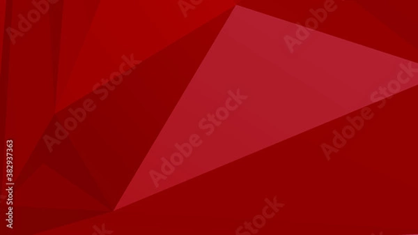 Obraz Abstract Red Color Polygon Background Design, Abstract Geometric Origami Style With Gradient. Presentation,Website, Backdrop, Cover,Banner,Pattern Template