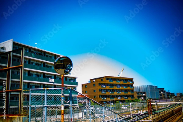 Obraz 東京の自然社会空間