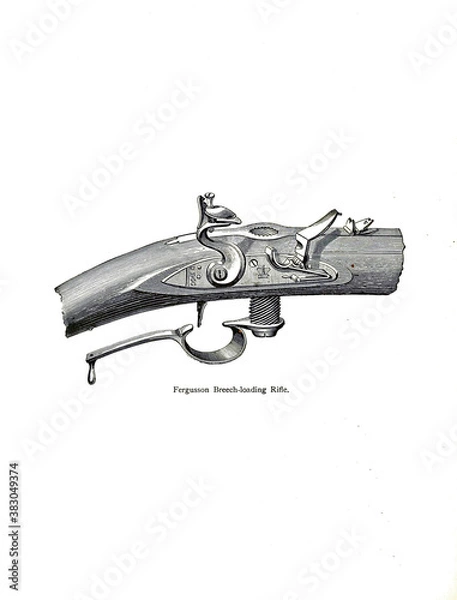 Obraz gun and bullets